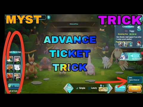 3 Times Refresh With 1 Ticket | MYST | TRICK | #pokelandlegends #rjgamerofficial