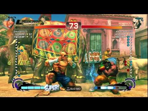 pikotan525 [Dee Jay] vs. watanabe1221 [Sagat] | SSF4 AE