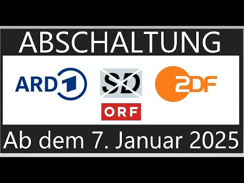 SD shutdown: ARD, WDR, MDR, RBB, NDR and Radio Bremen will cease SD broadcasting from January 7, ...