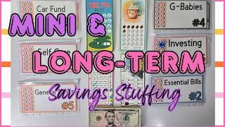 Stuffing $45 Into My Mini Savings Challenges | Long-term Savings #savingschallenges #minisavings