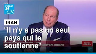 Bombardements en Iran : "Il n'y a pas un seul pays qui soutienne l'Iran" • FRANCE 24