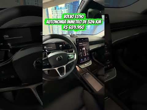 524 KM DE AUTONOMIA NO INMETRO! O luxuoso Volvo ES90 chegou! 🔋🚘