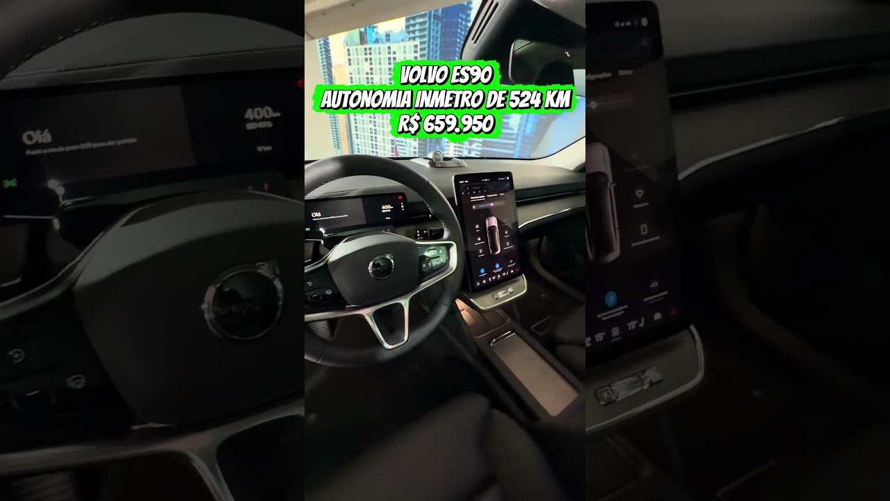 524 KM DE AUTONOMIA NO INMETRO! O luxuoso Volvo ES90 chegou! 🔋🚘