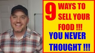How to sell your food products NOT online 9 ways to sell