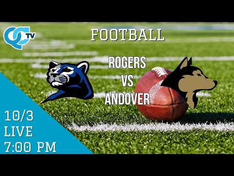 Football: Rogers @ Andover 10-03-2025 | Andover High School | QCTV