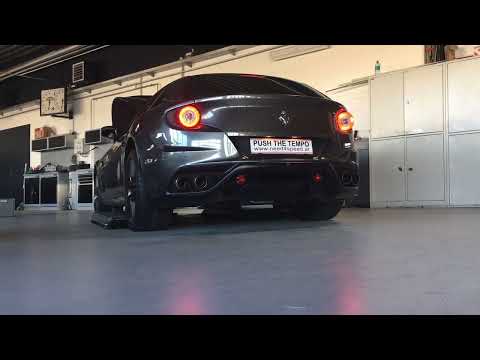 Ferrari FF mit Capristo Abgasanlage, X-Pipe und Klappen