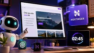 Como Criar SITE COM IA em Poucos Minutos [ChatGPT + Criador de Sites com IA da Hostinger]
