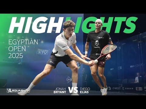 🏴󠁧󠁢󠁥󠁮󠁧󠁿 Bryant v Elias 🇵🇪 | Egyptian Open 2025 | QUARTER FINAL HIGHLIGHTS