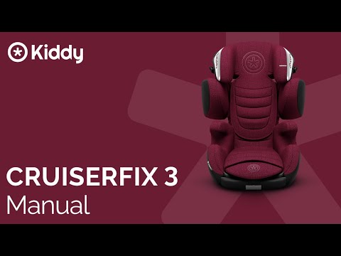 Kiddy Cruiserfix 3 Rubin Pink Bērnu Autokrēsls 15-36 kg