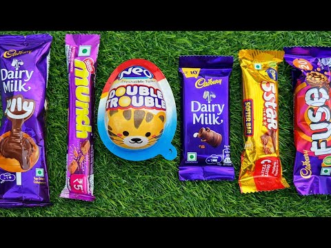 ASMR Most Popular Candys / some lots of colorful rainbow lollipop candy / unpacking chocolate eat