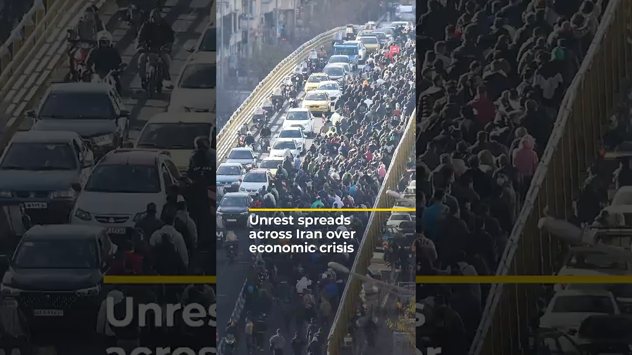 Video | Iran faces growing protests amid deepening economic crisis | #ajshorts