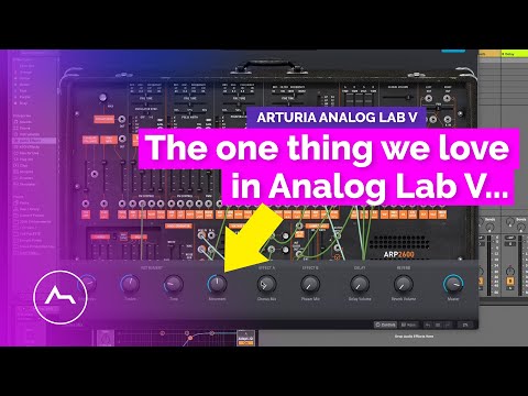 Arturia Analog Lab V - This makes presets more accessible for beginners