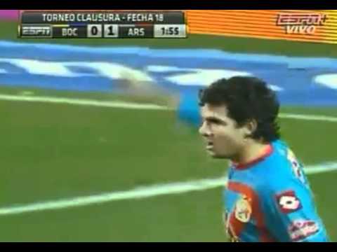 Gol de Zelaya - Boca 0 vs Arsenal 1 / Clausura 2012