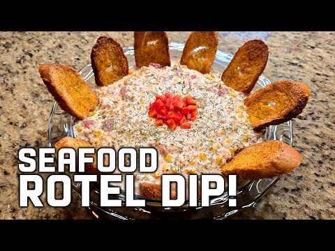 Seafood Queso Rotel Dip Recipe