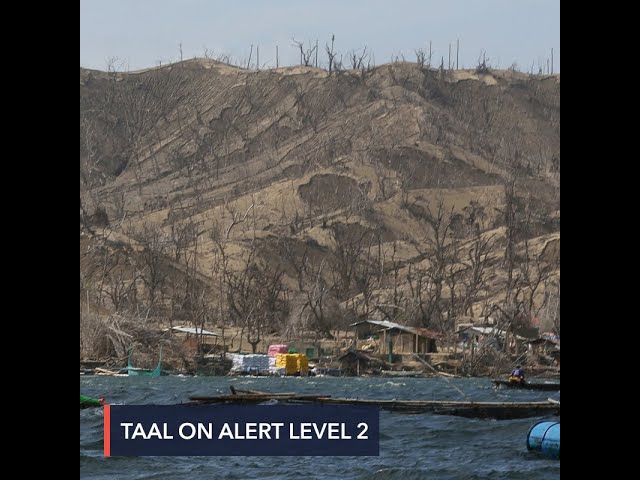 Taal Volcano raised to Alert Level 2 over ‘increasing unrest’