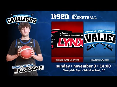 RSEQ Basketball masculin 🏀 Édouard-Montpetit @ Ch.-St-Lambert [2024-11-03]