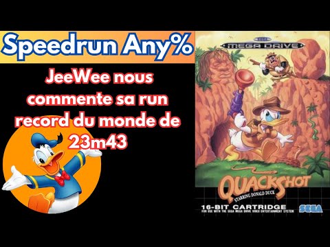 Speedrun commenté du WR de Quackshot avec JeeWee son détenteur et son témoignage de speedrunner