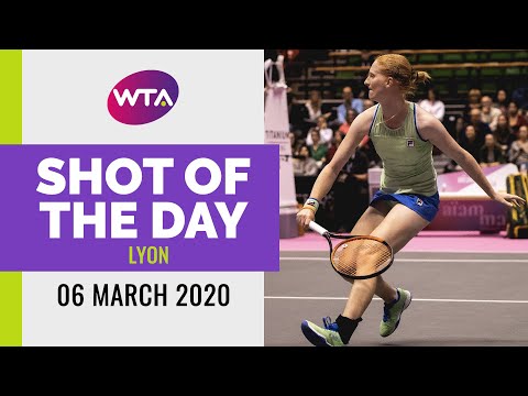 Alison Van Uytvanck | 2020 Lyon Quarterfinal | Shot of the Day