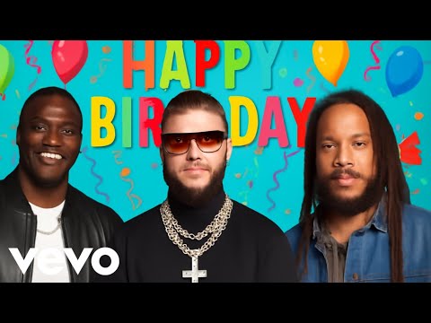 Akon X Farruko X Stephen Marley _ Birthday | Official Celebration(visualizer)