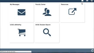 MyUCSC Faculty Homepage