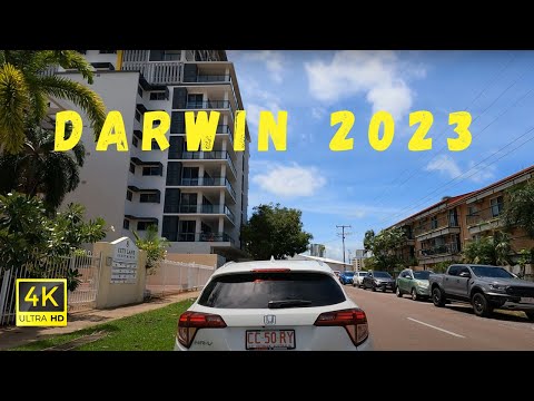 4K Darwin City Driving Tour 2023 - From Marrara to Darwin City