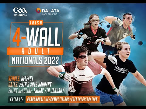 2022: Irish 4-Wall Nationals Mens SF 1 - Crehan v Funchion