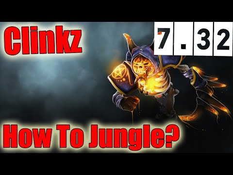 DoTa 2 How To Jungle Clinkz Patch 7.32 iRG