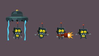 Crazy Planet animations (Facebook game by Playfish)