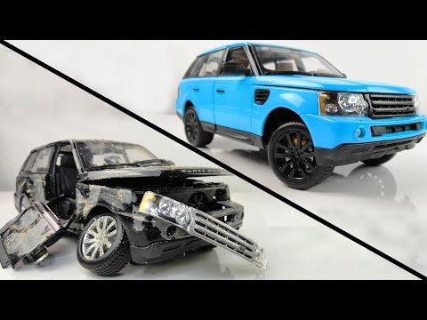 Restoration and Customization Damaged Range Rover - SuperCar Range Rover Sport Model Car Restoration Video