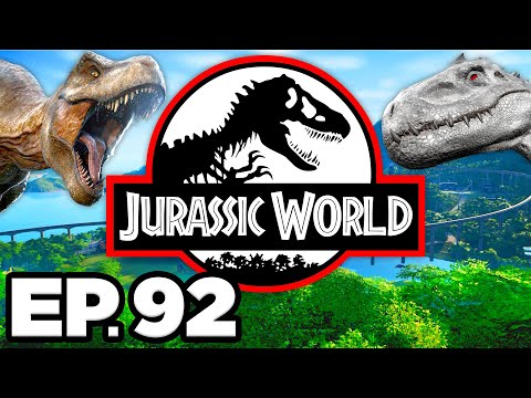 Jurassic World: Evolution Ep.92 - STARTING DINOSAURS BATTLE ARENA ON SANCTUARY! (Gameplay Lets Play)