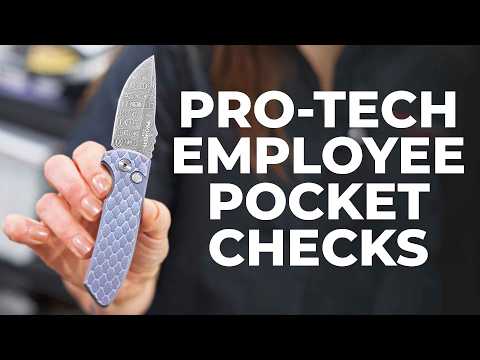What Knives Do Pro-Tech Employees Carry? | Blade HQ Pocket Checks