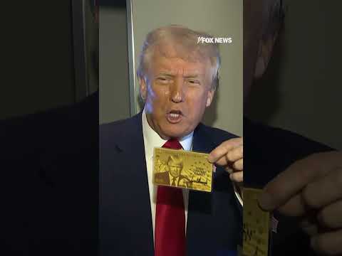 Trump debuts "The Trump Card," which can be yours for the low price of...$5 million #foxnews #news