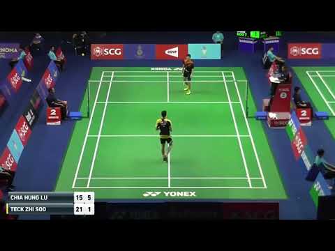 R64 MS 呂家弘(台) vs 蘇德智SOO Teck Zhi(馬)2016年泰國羽球黃金大獎賽