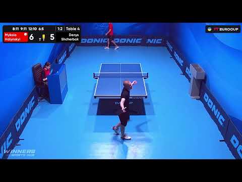 20:05 Mykola Halynskyi - Denys Shcherbak 22.08.2023 TT Euro.Cup Ukraine Star. TABLE 4