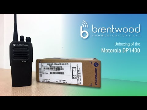Motorola DP1400 Two Way Radio Unboxing - Full 360 Walkthrough, Accessories & Features