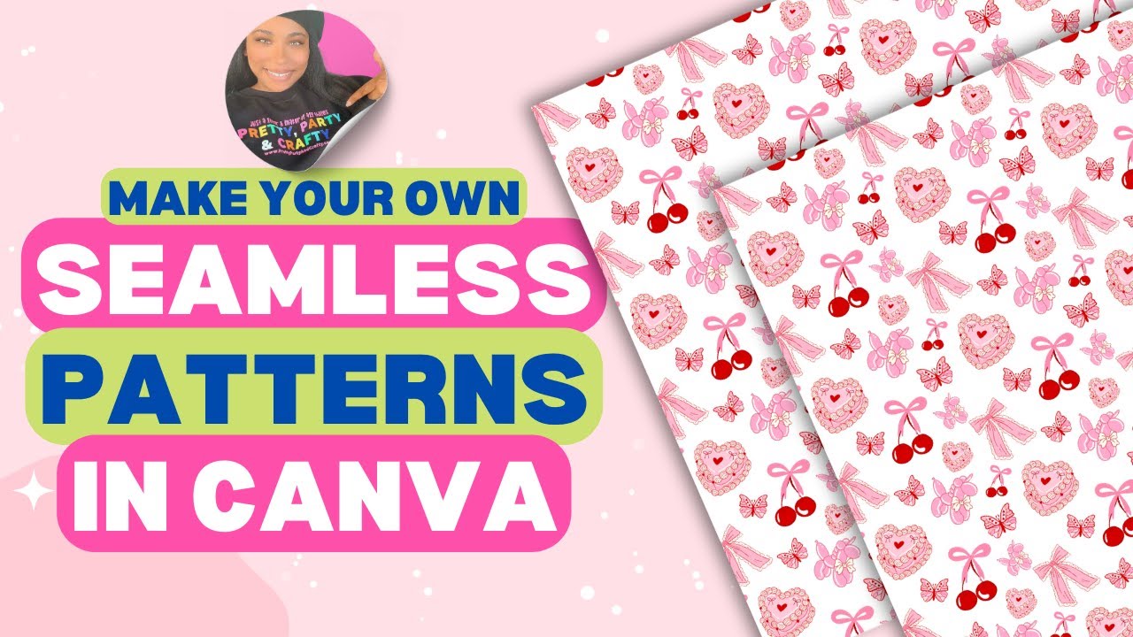 EASILY Create Seamless Pattern Backgrounds in Canva