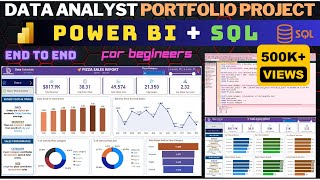 Download the video "Power BI & SQL Project | Data Analyst Portfolio | End to End | Beginner to Expert | #powerbi  #sql"