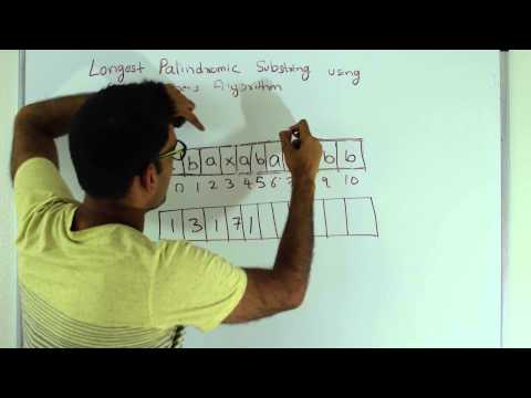 Manacher's Algorithm - Longest Palindromic Substring in O(N)