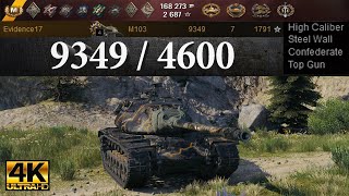 Download lagu M103 video in Ultra HD 4K🔝 1v4, 9349 dmg, 4600 block, 7 kills, 1791 exp🔝 World of Tanks ✔️ mp3