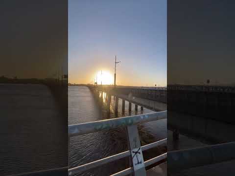 Atardecer con el Río Bio Bio de fondo 🌅 en la ciudad de Concepcion-Chile 🇨🇱 #fyp #fypシ #viajes