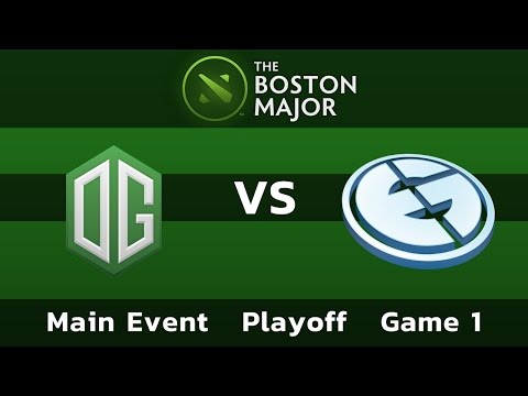 OG vs Evil Geniuses — Game 1 • Playoff Main Event — Boston Major