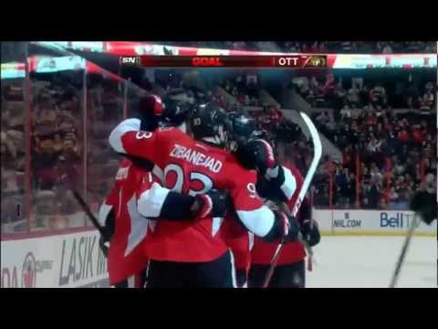 Daniel Alfredsson Goal (Buffalo Sabres vs Ottawa Senators Feb 5, 2013) NHL HD