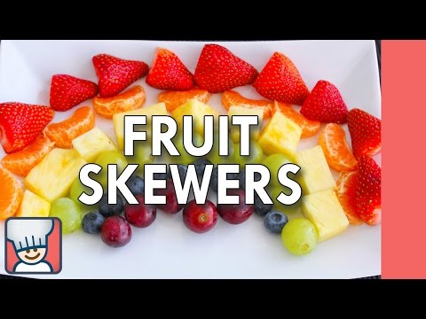 How to make fruit skewers