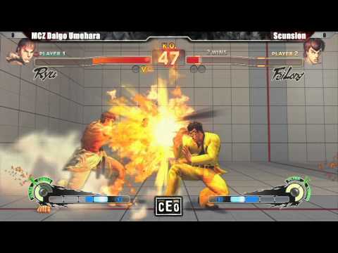 SSF4 AE2012 MCZ Daigo Umehara vs Scunsion - CEO 2012 Tournament