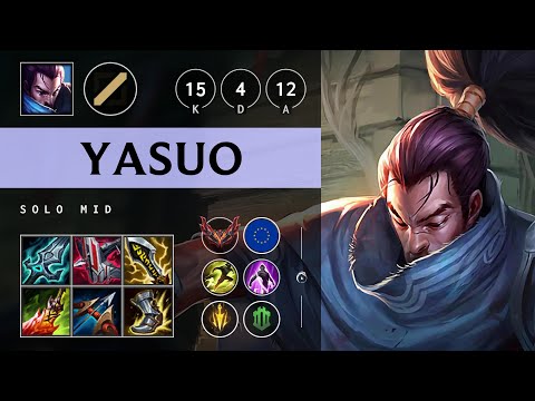 Yasuo Mid vs Qiyana - EUW Grandmaster Patch 25.S1.2
