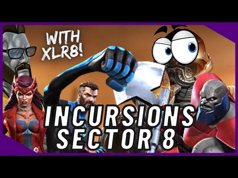Sector 8 Incursions With XLR8!  Marvel Contest Of Champions!