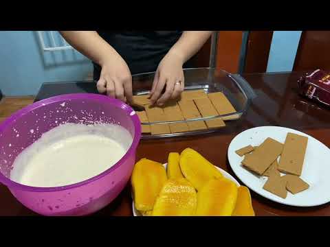 How to make Mango Graham #dessert #snacks #food #foodie