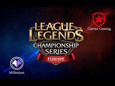 LCS EU Summer 2014 W7D2: Millenium vs Gambit Gaming (02.07.2014)
