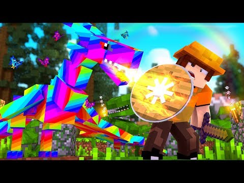 Minecraft: DERROTEI O DRAGÃO DE ARCO-IRIS - ERA DOS DRAGÕES #2 ‹ Gustavo ›