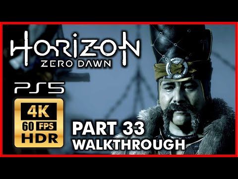 HORIZON ZERO DAWN [4K 60FPS HDR PS5] Walkthrough Part 33 - DEATH FROM THE SKIES